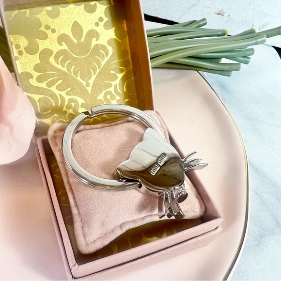 Miu Miu Barbie Pink Cat Bag Charm/Keychain - Picture 4 of 6